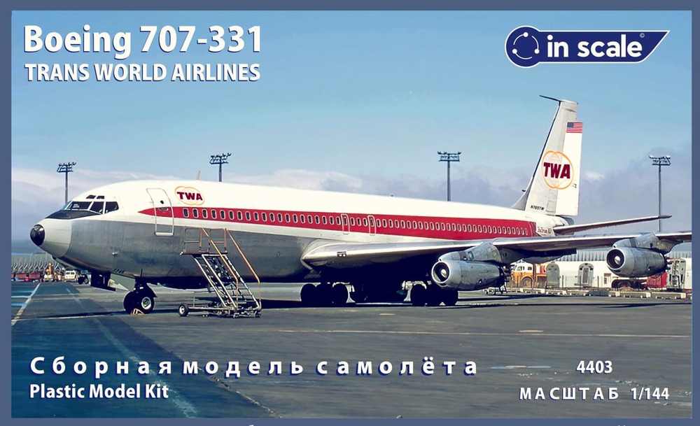 Boeing 707-331 TWA (Trans World Airlines)  - авиалайнер
