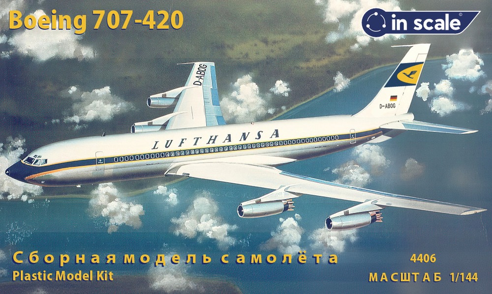 Boeing 707-420 Lufthansa - авиалайнер