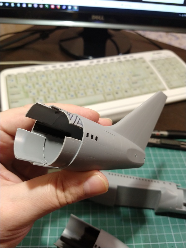 Boeing E-767 AWACS. Конверсионный набор из смолы для модели Боинг 767-300 (Звезда/Revell) — 09