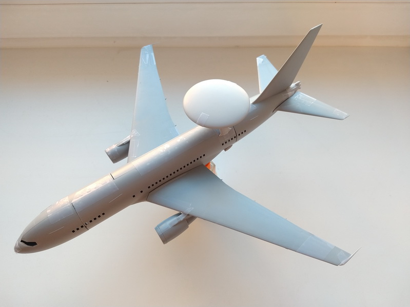 Boeing E-767 AWACS. Конверсионный набор из смолы для модели Боинг 767-300 (Звезда/Revell) — 12