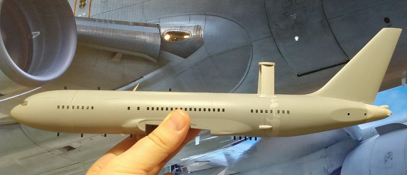Boeing E-767 AWACS. Конверсионный набор из смолы для модели Боинг 767-300 (Звезда/Revell) — 21