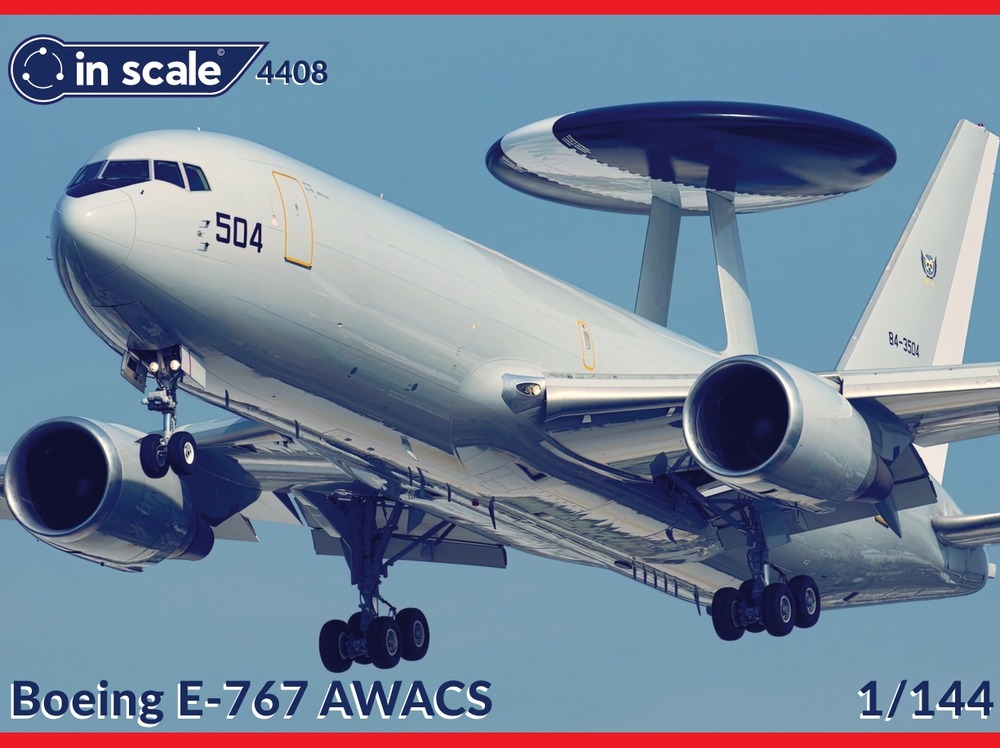 Boeing E-767 AWACS. Конверсионный набор из смолы для модели Боинг 767-300 (Звезда/Revell)