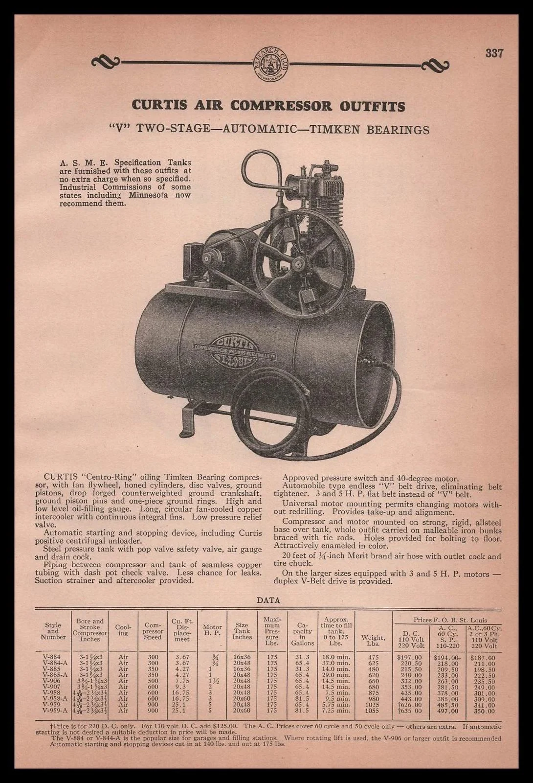 U.S. Airfield Drum Servicing Set with Curtis Air Compressor - Американский аэродромный комплект с компрессором Curtis — vintage-curtis-compressor-identification-v0-19r8srvex7gg1