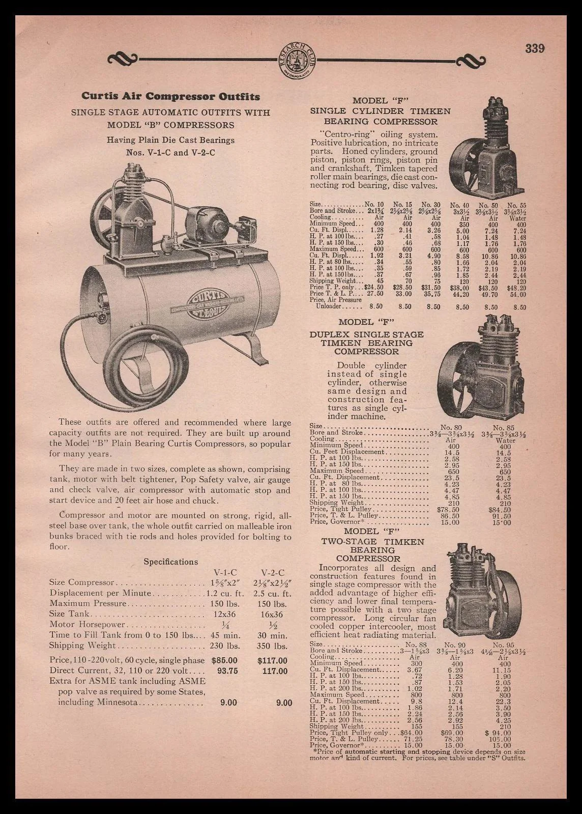 U.S. Airfield Drum Servicing Set with Curtis Air Compressor - Американский аэродромный комплект с компрессором Curtis — vintage-curtis-compressor-identification-v0-sthy892mx7gg1