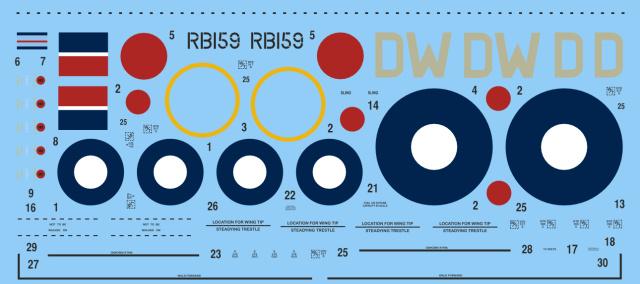 Supermarine Spitfire Mk.XIVc - истребитель RAF — decal